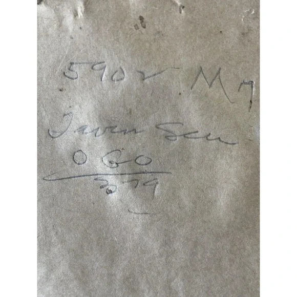 Hummel Framed Needlepoint Picture Little Girl w Bird 70s Vintage Crewel - Picture 4 of 6